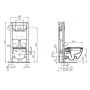 Ideal Standard Tesi T536001 miska wc wisząca bez kołnierza biały zdj.2