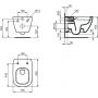 Ideal Standard Tesi T558801 miska wc wisząca bez kołnierza biały zdj.2