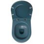 Isvea Infinity 10NF020012P miska wc wisząca bez kołnierza niebieski mat zdj.6