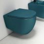 Isvea Infinity 10NF020042P miska wc wisząca bez kołnierza zielony mat zdj.6