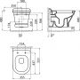 Creavit Antik AN320 miska wc zdj.2