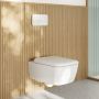 Villeroy & Boch Skyla 4682CL01 miska wc z deską wolnoopadającą wisząca bez kołnierza ze spłukiwaniem wirowym biały połysk zdj.3