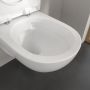 Villeroy & Boch O.Novo 5660C001 miska wc wisząca bez kołnierza ze spłukiwaniem wirowym biały połysk zdj.7