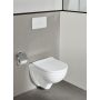 Villeroy & Boch O.Novo 5660C001 miska wc wisząca bez kołnierza ze spłukiwaniem wirowym biały połysk zdj.10