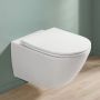 Villeroy & Boch Subway 4670T9R1 combi-pack zestaw z deską wisząca bez kołnierza spłukiwanie wirowe biały zdj.9