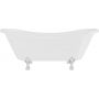 Besco Amelia #WKA190WC wanna wolnostojąca 189x76.5 cm owalna biała zdj.1