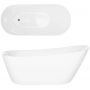 Corsan Estella V038XLRG wanna wolnostojąca 170x74 cm owalna biała zdj.3