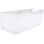 Corsan Intero 648721 wanna narożna 160x74 cm owalna biała zdj.4