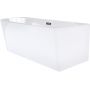 Corsan Intero E230LPBL wanna narożna 160x75 cm prostokątna biała zdj.4