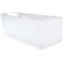 Corsan Intero E230XLPWH wanna przyścienna 170x73 cm owalna biała zdj.4
