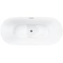 Corsan Olvena E041XLCH wanna wolnostojąca 170x80 cm owalna biała zdj.1