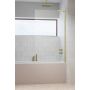 Radaway Modo SL Brushed Copper PNJ II 103160709901R parawan nawannowy 70 cm 1-częściowy złoty szczotkowany/szkło przezroczyste zdj.1