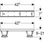 Geberit 554910001 nogi do wanny zdj.3