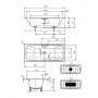 Kaldewei Cayono Duo 272400010001 wanna prostokątna 170x75 cm biała zdj.2