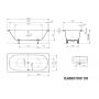 Kaldewei Classic Duo 290300013001 wanna prostokątna 160x70 cm biała zdj.2