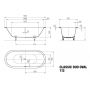 Kaldewei Classic Duo Oval 291300013001 wanna owalna zdj.2