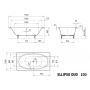 Kaldewei Ellipso Duo 286000010001 wanna prostokątna 190x100 cm zdj.2