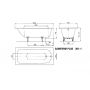 Kaldewei Saniform Plus 111600010001 wanna prostokątna 150x70 cm zdj.2