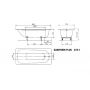 Kaldewei Saniform Plus 112500013001 wanna prostokątna 160x75 cm zdj.2