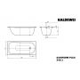 Kaldewei Saniform Plus Star 134500010001 wanna prostokątna 160x75 cm zdj.2