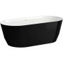 Laufen Pro H2399520640001 wanna wolnostojąca 165x75 cm owalna biała-czarna zdj.1
