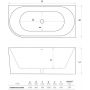 LaVita Oklahoma 5900378345084 wanna narożna 170x80 cm lewa biała zdj.2