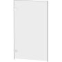 New Trendy Oxia AXJ1302 parawan nawannowy 70 cm 1-częściowy chrom połysk/szkło przezroczyste zdj.1