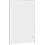New Trendy Oxia AXJ1303 parawan nawannowy 70 cm 1-częściowy chrom połysk/szkło przezroczyste zdj.1