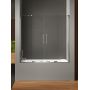 New Trendy Smart EXK4105WL parawan nawannowy 150 cm 4-częściowy chrom połysk/szkło przezroczyste zdj.3