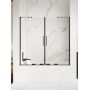 New Trendy Smart Black EXK4209WL parawan nawannowy 150 cm 4-częściowy czarny mat/szkło przezroczyste zdj.3