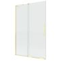 New Trendy Smart Light Gold EXK4302WL parawan nawannowy 80 cm 2-częściowy złoty połysk/szkło przezroczyste zdj.1