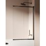 New Trendy Sensi P0265 parawan nawannowy 100 cm 2-częściowy szczotkowany/szkło przezroczyste zdj.1