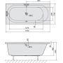 Polysan Astra 32611 wanna prostokątna 165x75 cm biała zdj.2
