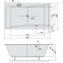 Polysan Quest 78511S wanna prostokątna slim 180x100 cm zdj.2