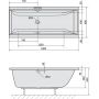 Polysan Cleo 95611 wanna prostokątna 180x80 cm zdj.2