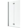 Radaway Nes Brushed Nickiel PND I 100101009101L parawan nawannowy 100 cm 2-częściowy szczotkowany/szkło przezroczyste zdj.1