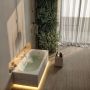 Schedline Artemis 3WSPAS1P15070 wanna z nośnikiem 150x70 cm biała zdj.6