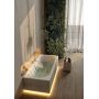 Schedline Celestia 3WSPC1P17075 wanna prostokątna 170x75 cm biała zdj.4