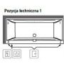 Villeroy & Boch Squaro Edge 12 UAP160SQE2A1V01 wanna prostokątna 160x75 cm biała zdj.3