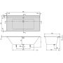 Villeroy & Boch Collaro UBA199COR2TVRW wanna prostokątna 190x90 cm biała zdj.2