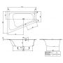 Villeroy & Boch Loop & Friends UHE175LFSLA1V01 wanna z hydromasażem 175x135 cm asymetryczna biała zdj.2