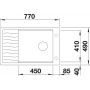 Blanco Elon XL 6 S-F 524854 zlewozmywak granitowy 77x49 cm antracyt zdj.2