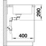 Blanco Andano 340/340-IF/A 525248 zlewozmywak stalowy 70.5x50 cm zdj.3