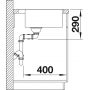 Blanco Andano 400/400-IF/A 525249 zlewozmywak stalowy 82.5x50 cm zdj.3