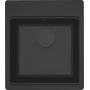 Elleci Time LG210240FBXCB zlewozmywak granitowy 51x45 cm czarny zdj.1