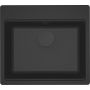 Elleci Time LG210540FBXCB zlewozmywak granitowy 57x51 cm czarny zdj.1