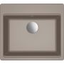 Elleci Time LG210543FIXCI zlewozmywak granitowy 57x51 cm beżowy zdj.1