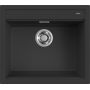 Elleci Best LGB10540 zlewozmywak granitowy 57x51 cm czarny zdj.1