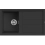 Elleci Best LKB40086 zlewozmywak granitowy 86x51 cm czarny zdj.1