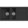 Elleci Best LGB47540 zlewozmywak granitowy 100x51 cm czarny zdj.1